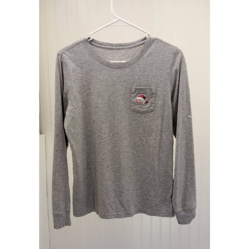 Vineyard Vines youth Christmas long sleeve t-shirt